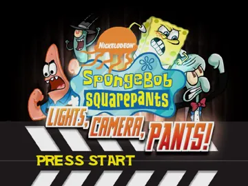 Nickelodeon SpongeBob SquarePants - Lights, Camera, Pants! screen shot title